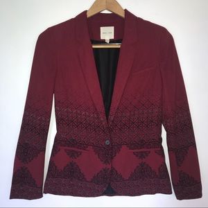 SILENCE + NOISE Burgundy Blazer Women’s Size Small